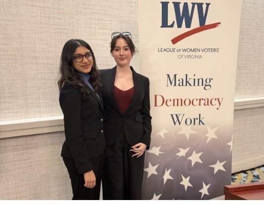 DemocraZy team at an event