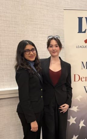 DemocraZy team at an event
